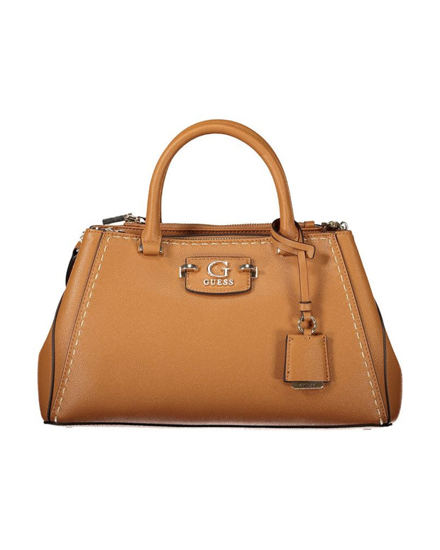 Brown Polyethylene Handbag