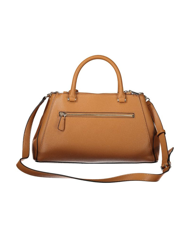 Brown Polyethylene Handbag