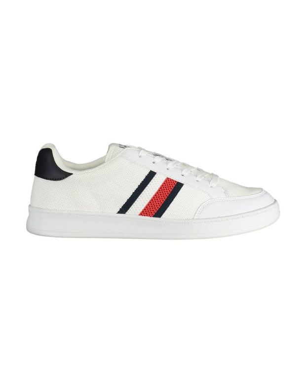 White Polyester Sneaker