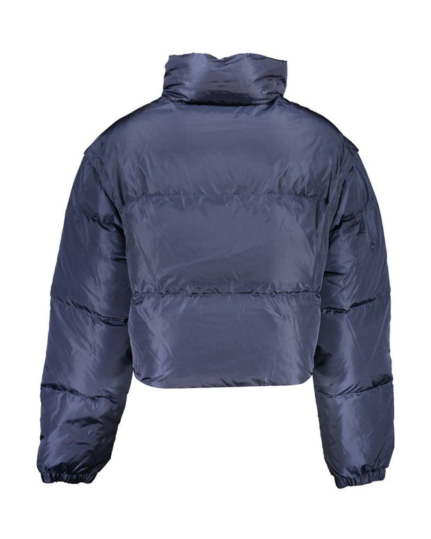 Blue Polyamide Jackets & Coat