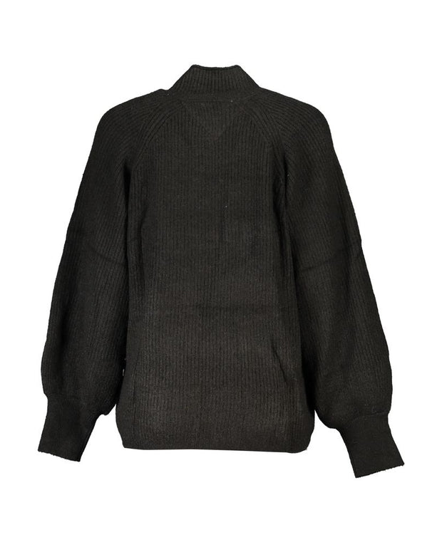 Black Polyester Sweater