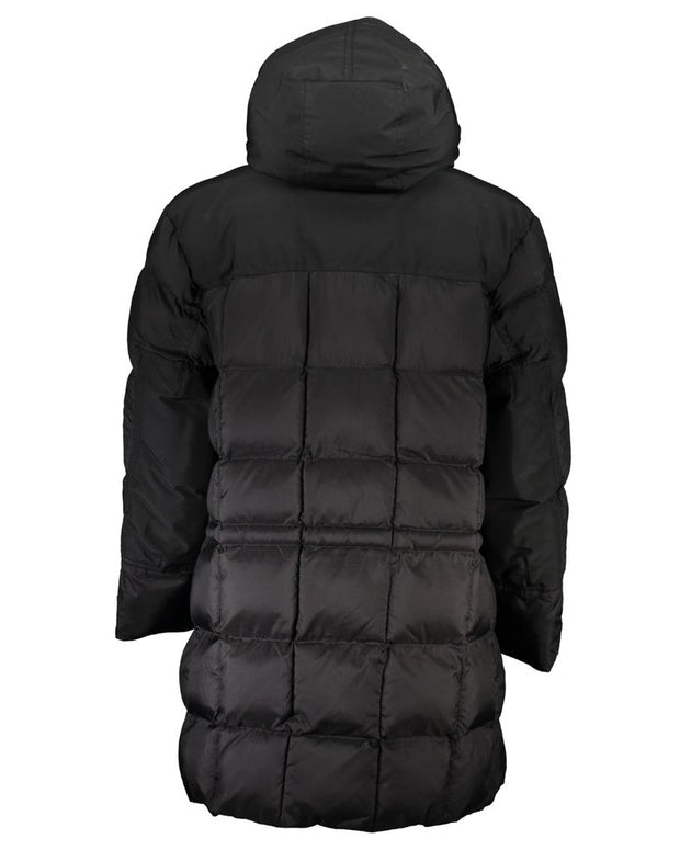 Black Polyamide Men Jacket