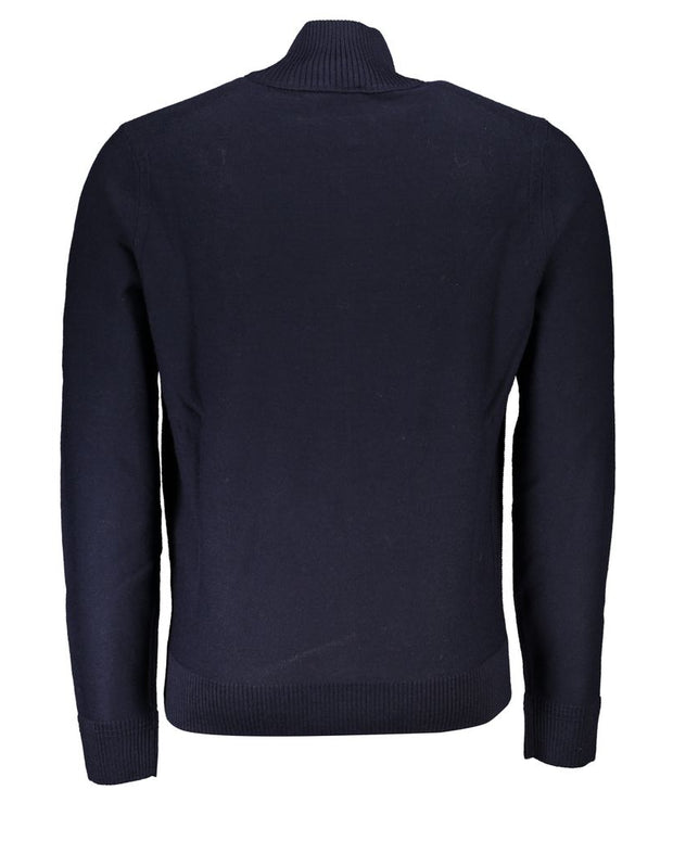 Blue Polyamide Sweater