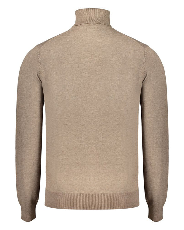 Brown Polyester Sweater