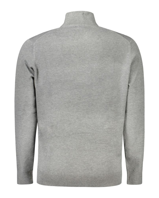 Gray Polyester Sweater