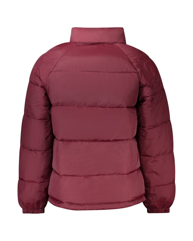 Red Recycled Polyester Men Jacket