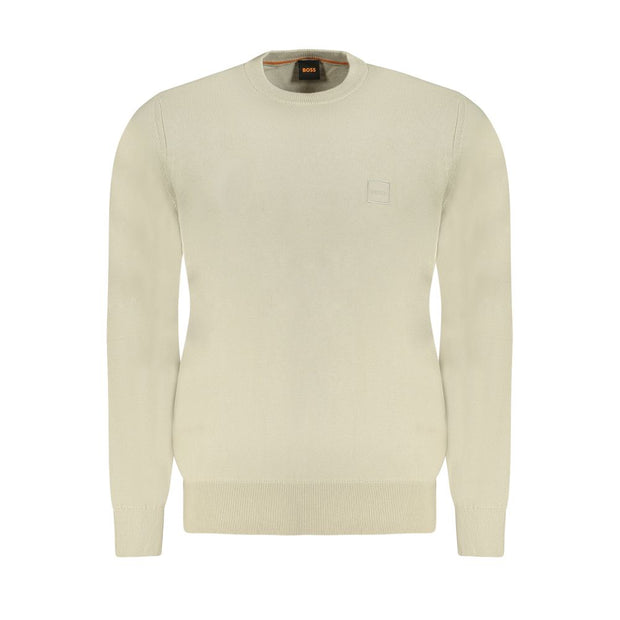 Beige Cotton Sweater