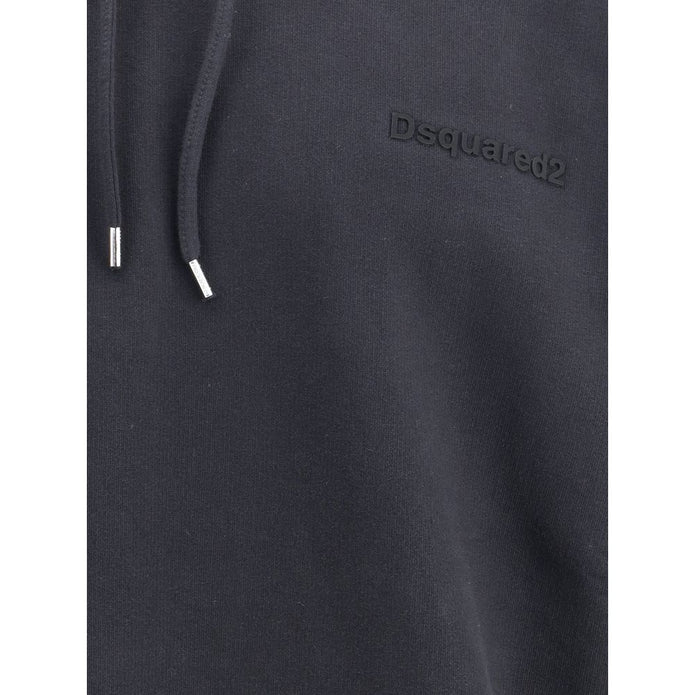Black Cotton Sweatshirt