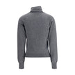 Gray Cashmere Turtleneck