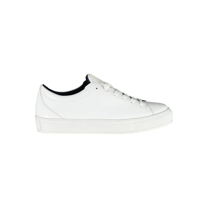 White Synthetic Sneaker