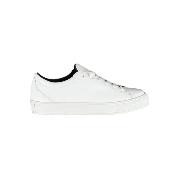 White Synthetic Sneaker