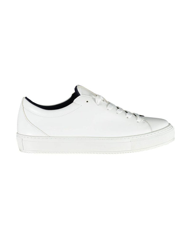 White Synthetic Sneaker