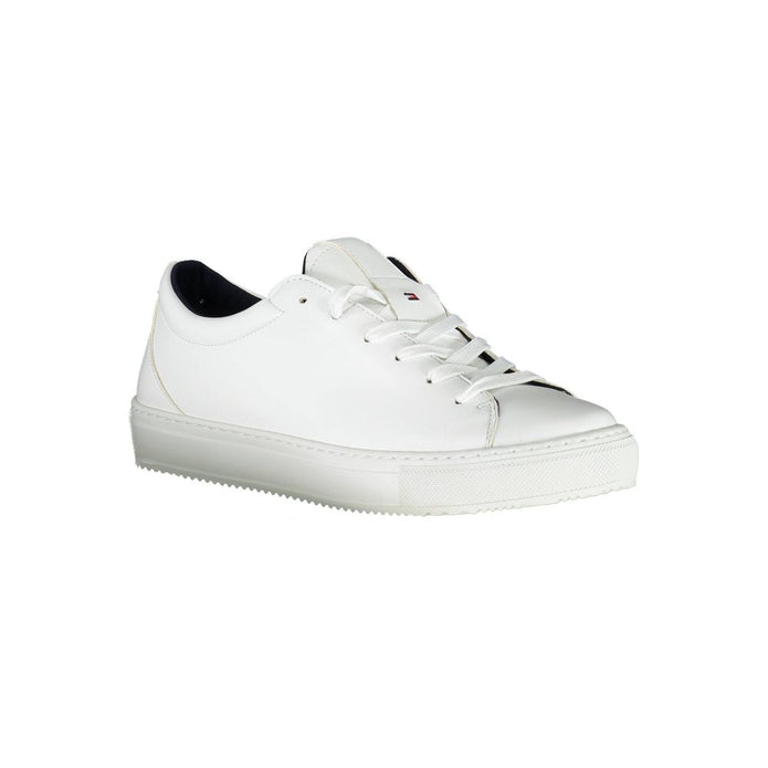 White Synthetic Sneaker