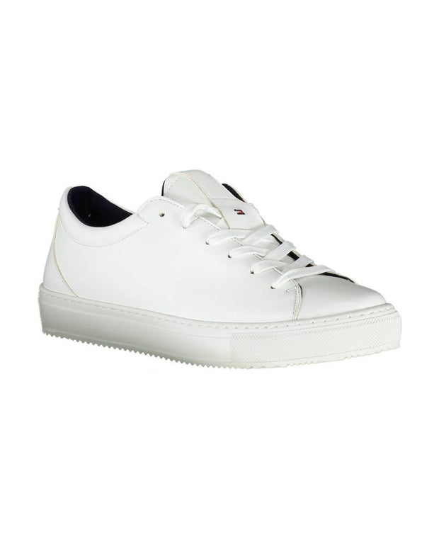 White Synthetic Sneaker