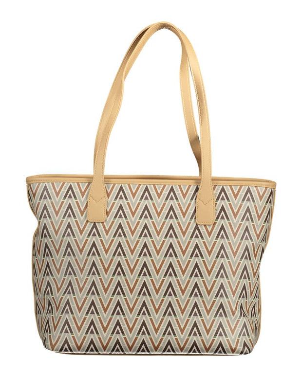 Beige Polyethylene Handbag