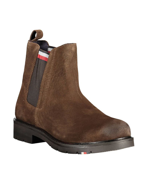 Brown Leather Men Boot