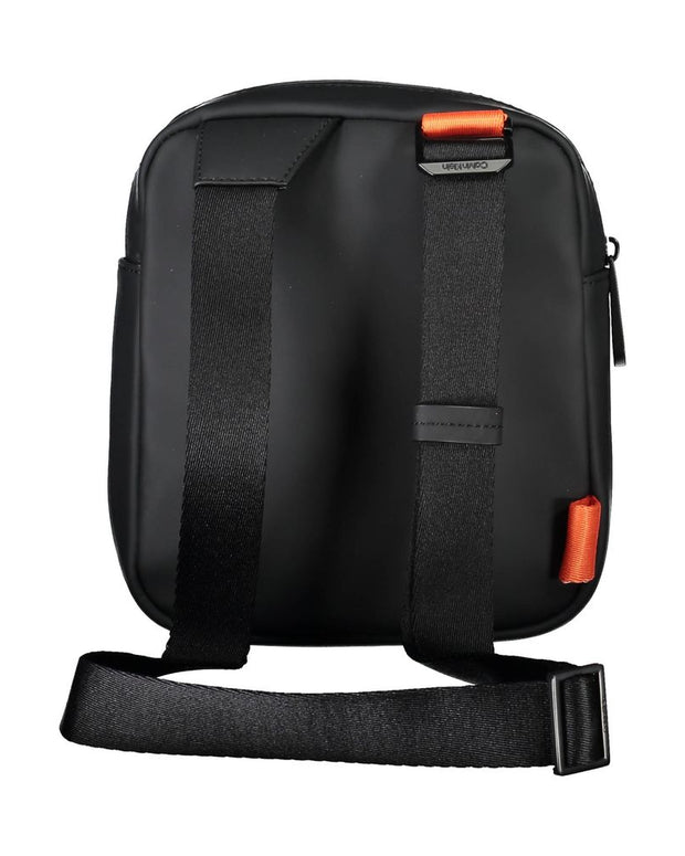 Black Polyester Shoulder Bag