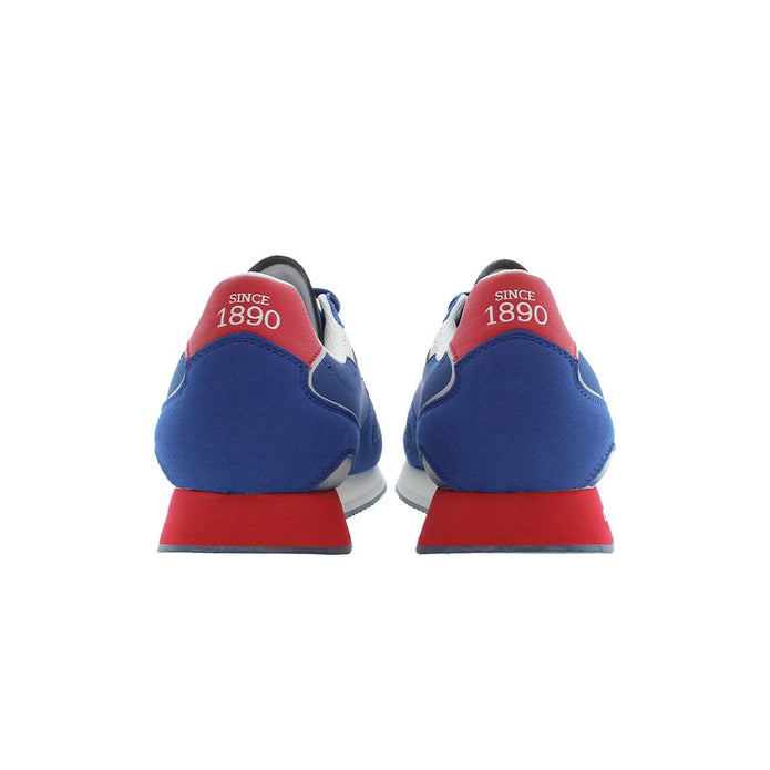 Blue Polyester Sneaker
