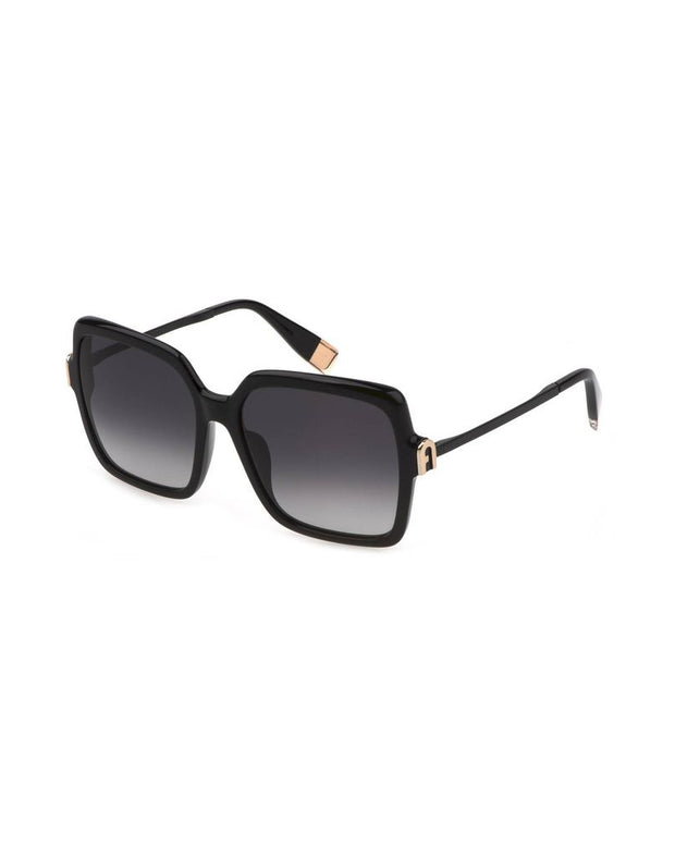 Black Acetate Women Sunglasses