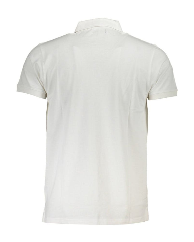 White Cotton Polo Shirt