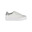 White Polyester Sneaker