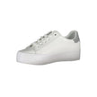 White Polyester Sneaker