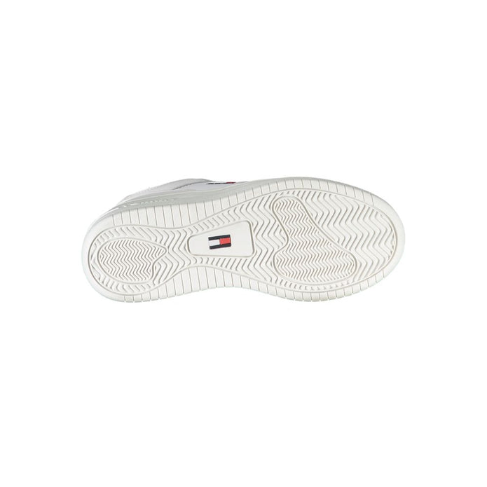 White Polyester Sneaker