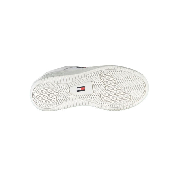 White Polyester Sneaker