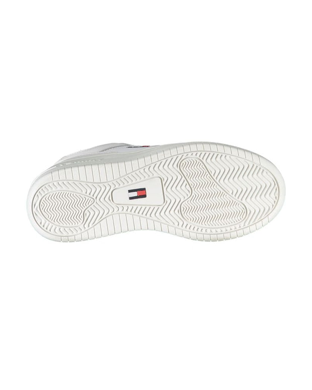 White Polyester Sneaker