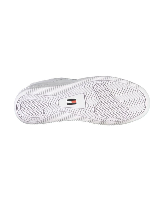 White Polyester Sneaker
