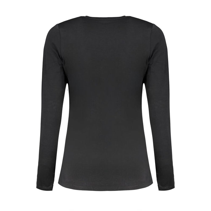 Black Cotton Tops & T-Shirt