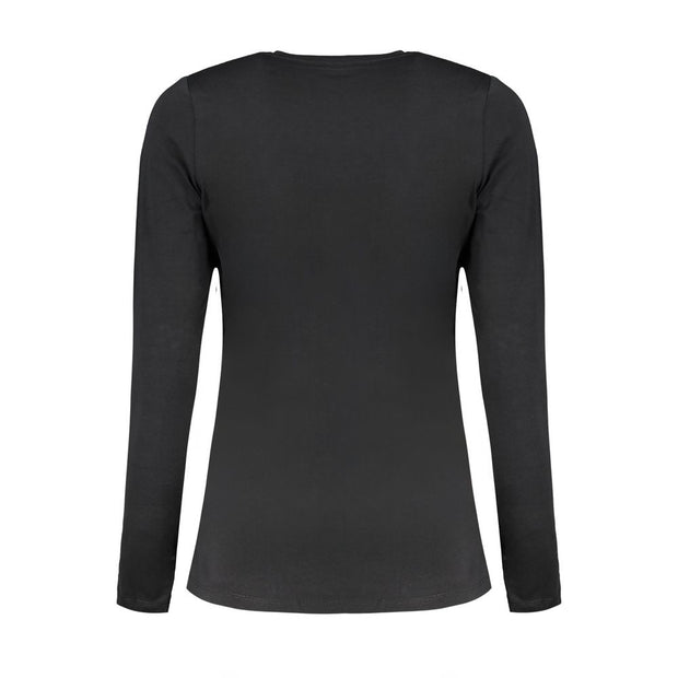 Black Cotton Tops & T-Shirt