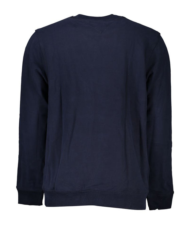 Blue Organic Cotton Men Sweater