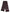 Maroon Dotted Silk Fringes Foulard Scarf