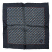 Blue Cocktail Silk Square Foulard Scarf