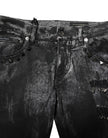 Black Washed Embellished Skinny Denim Jeans