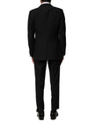 Black Wool 3 Piece Single Breasted Suit