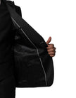 Black Wool 3 Piece Single Breasted Suit
