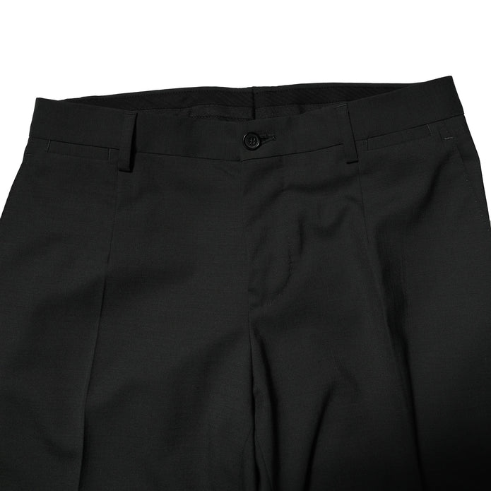 Black Wool 2 Piece Single Breasted Suit