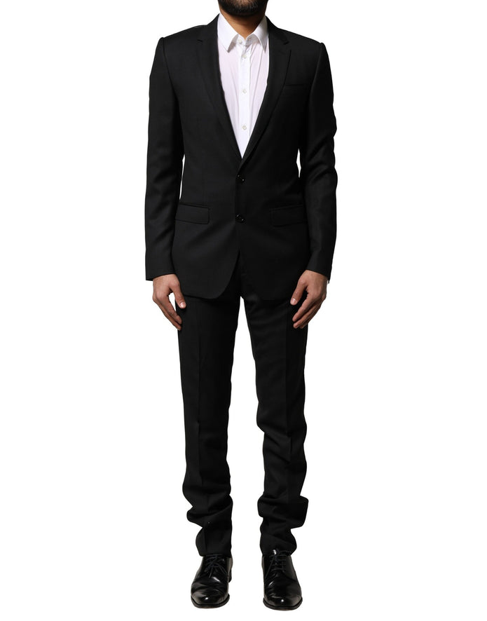 Blue MARTINI Wool Formal 2 Piece Suit