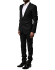 Blue MARTINI Wool Formal 2 Piece Suit