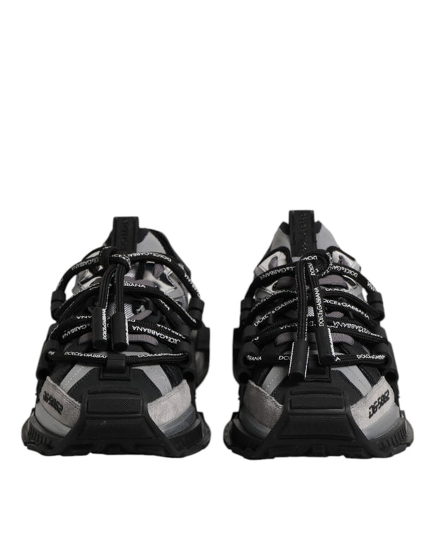 Multicolor Panelled Space Sneakers Shoes