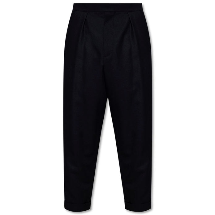 Black Cotton Jeans & Pant