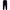 Black Cotton Jeans & Pant