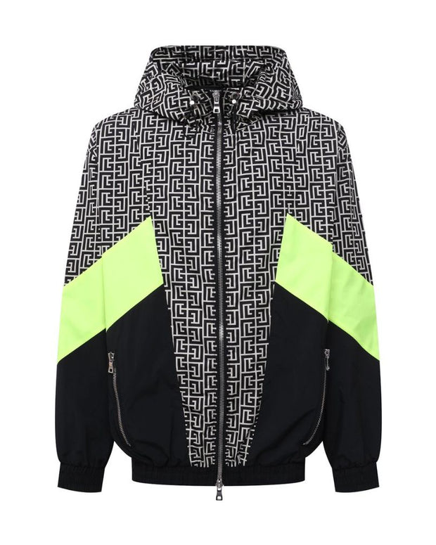 Multicolor Nylon Men Jacket