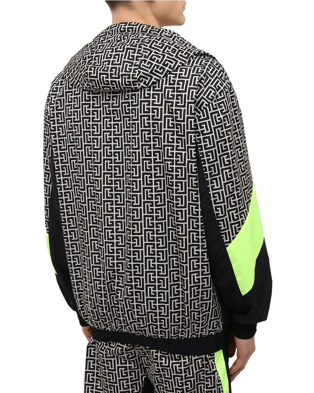 Multicolor Nylon Men Jacket