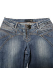 Blue Washed Straight Fit Men Denim Jeans