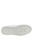 White Logo Lace Up Low Top Men Sneakers Shoes