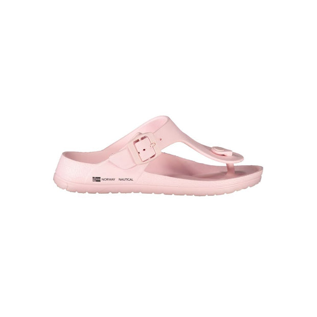 Pink Plastic Women Sandal