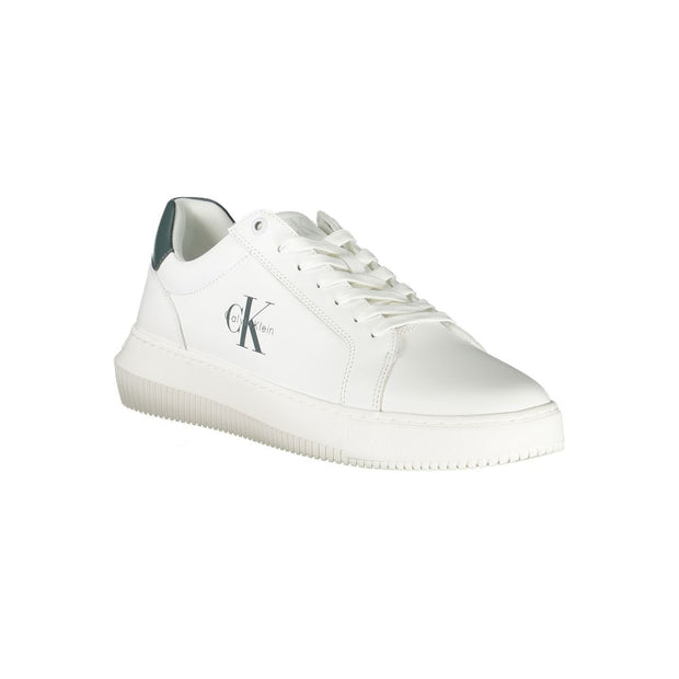 White Leather Men Sneaker